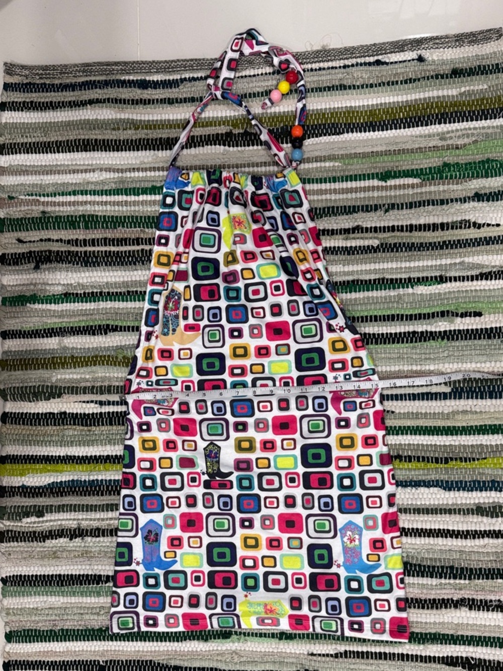 omighty Multicolor Backless Dress with Dolphin Graphic - Picture 4 of 4